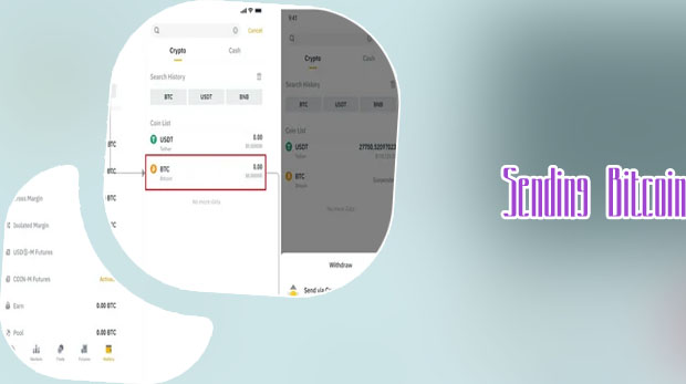 Sending bitcoin to binance